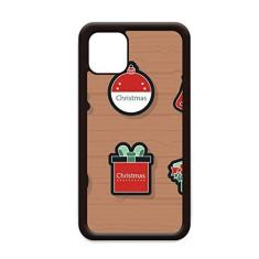 Imagem de Símbolo de Natal ícone de desenho animado para iPhone 11 Pro Max capa para celular Apple