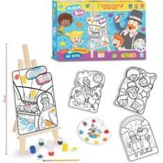 Kit Estojo Escolar Infantil Maleta de Colorir e Desenhar Unicórnio 150  Peças - Fun Game - Kit de Colorir - Magazine Luiza