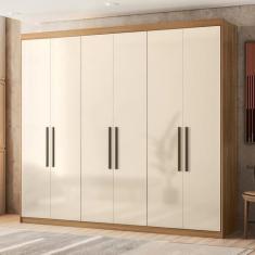 Imagem de Guarda Roupa Casal 6 Portas 2 Gavetas 100% Mdf London - Demóbile