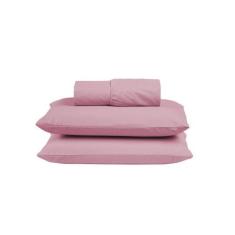 Imagem de Jogo De Cama Box Casal 03 Peças Liso 100% Algodão Linha Prime Percal 3