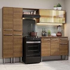 Imagem de Armário de Cozinha Completa 229cm Rustic Emilly Madesa 06