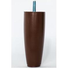 Imagem de Pes Cônico Cama box 18 pés Marrom com 12 cm de altura