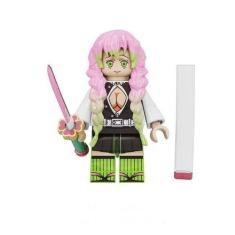 Imagem de Boneco Blocos De Montar Demon Slayer Kanroji Mitsuri Anime - Mega Bloc