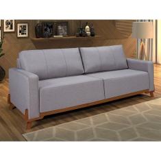 Imagem de Sofá 3 Lugares 170cm Linho Maldivas Império Estofados Grafite