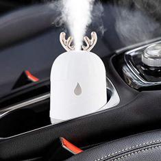 Imagem de Umidificadores Difusor de Carro, Desligamento Automático USB Luz LED 7 Cores para Veículo Casa Escritório Mesa, Umidificador Portátil de Névoa Fria para Quarto Viagem Bebê