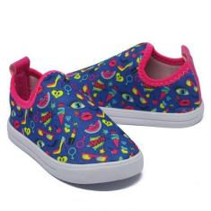 Imagem de Tênis Infantil Escolar  Calce Facil Leve Confortável Feminino - Anabe