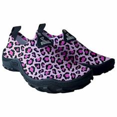 Imagem de Tenis Feminino Sapatilha Onça Hibrida Água Pilates Praia Academia Jetski Gênero:Feminino;Cor:Natural;Tamanho:33/34