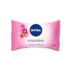 Imagem de NIVEA Sabonete em Barra Orquídeas - Limpa e cuida da pele, ativos hidratantes, fragrância de orquídea, espuma cremosa, hidratação e maciez - 85g