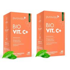 Imagem de Kit 2x Vitamina C - Puravida 60 cápsulas