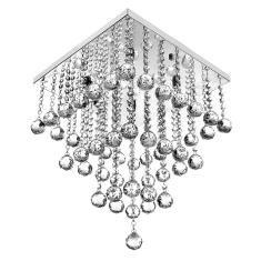 Imagem de Lustre Pendente De Cristal Legitimo Classic Square Long 40