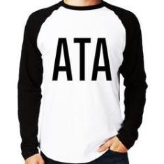 Imagem de Camiseta Raglan Ata Manga Longa - Foca Na Moda