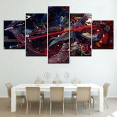 Imagem de Quadro Decorativos Overwatch com 5 peças 130x65