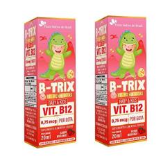 Imagem de KIT 2X B-TRIX (Vitamina B12 Infantil) 20ml - Flora Nativa Sabor:Morango