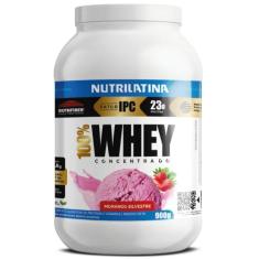 Imagem de Whey Protein 100% Morango Nutrilatina