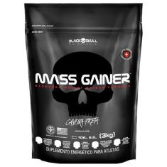 Imagem de Hipercalórico Mass Gainer - 3Kg - Refil - Caveira Preta