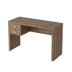 Imagem de Mesa para Escritório 117cm com 2 gavetas ME4123 Nogal Tecnomobili