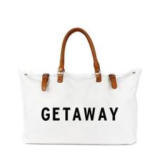 Imagem de Lamyba Bolsa feminina impermeável à prova de areia, Branco, extra large