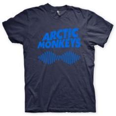 Imagem de Camiseta Arctic Monkeys Marinho e  Claro em Silk 100% Algodão