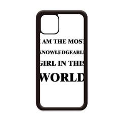 Imagem de Capa I Am The Knowledgeable Girl para iPhone 11 Pro Max para Apple Mobile Case Shell