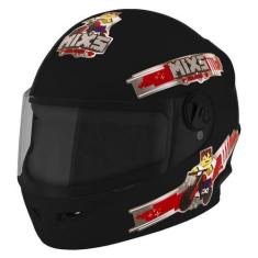 Imagem de Capacete Moto Fechado Infantil Criança Mixs Start Blocks Kids Seguro T