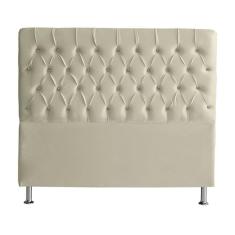 Imagem de Cabeceira De Cama Box Paris Queen 160 Cm Botão Strass Suede Porcelana Eli Móveis