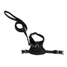 Imagem de Coleira Peitoral Para Porquinho Da Índia Preta. - Nicapet