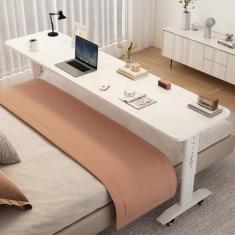 Imagem de SilteD Mesa de cabeceira sobre a cama Mesa com rodas Mesa sobre a cama Mesa sobre a cama Mesa móvel Mesa de cabeceira com rodas Mesa de computador para cama Mesa sobre a cama Altura ajustável Painel