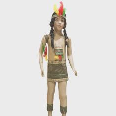 Imagem de Fantasia Índio Apache Infantil com Tanga e Acessórios