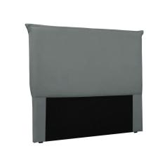 Imagem de Cabeceira Cama Box Casal 140 Cm Garden Veludo Cinza S04 - D`rossi