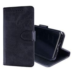 Imagem de Capa de telefone para Huawei Honor 10, capa carteira de couro com compartimento para cartão, suporte e fecho magnético, capa de couro Huawei Honor 10