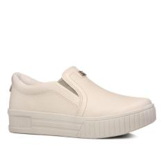 Imagem de Tênis Pegada Feminino em Couro Off White 212514-02-Feminino