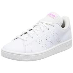 Imagem de Tênis Adidas Advantage Base Feminino Branco e Rosa I