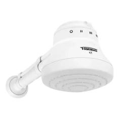 Imagem de Ducha Fame Faminho 4T 220V/6.800W - Com Cano De 30cm Branco Chuveiro E