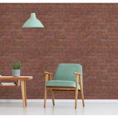 Imagem de Papel de Parede Tijolos 3D s Lineares 57x270cm