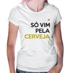 Imagem de Baby Look Só Vim Pela Cerveja - Foca Na Moda