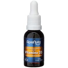 Imagem de Vitamina D3 Gotas 30ml (1 Gota 15mcg = 600 UI), Apisnutri