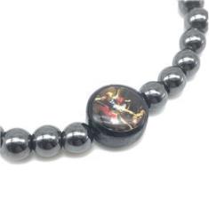 Imagem de Pulseira Hematita São Miguel Arcanjo 6 Mm