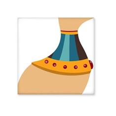 Imagem de Adesivo brilhante de ejo de cerâmica com estampa de totem do Egito Cat