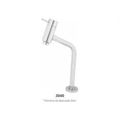 Imagem de Torneira Lavatório Banheiro Cozinha Bancada Mesa Slim 3040