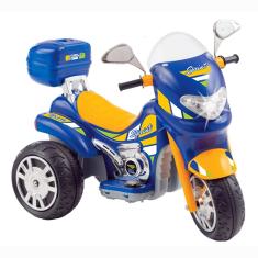 Mini Moto Eletrica Infantil Policia 6V 18W Importada