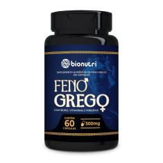 Imagem de Feno Grego (com Boro Vitaminas e Minerais) 60 Cápsulas 500mg