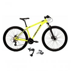Imagem de Bicicleta Aro 29 Absolute Nero 4 Câmbio Shimano Deoare E Altus 27v Freio Hidráulico Garfo Trava - Amarelo Tam.21