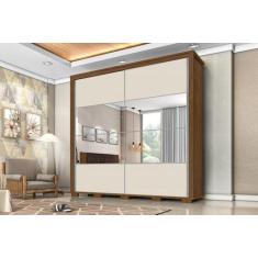 Imagem de Guarda Roupa Casal 100% Mdf California Porta Correr C/Espelho 7 Gaveta