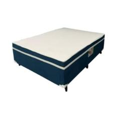 Imagem de Cama Box Casal com Molas Ensacadas 138x188x60cm Alto Nível - Alto Nive