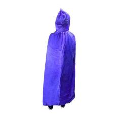 Imagem de Kit 2 Capas C/ Capuz Roxa Adulto Fantasia Haloween - Genérica