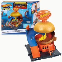 Imagem de Hot Wheels Pista Hamburgueria City Downtown Mattel HDR26