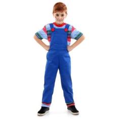 Imagem de Fantasia Chucky Boneco Assassino Infantil - Halloween - Sulamericana, 