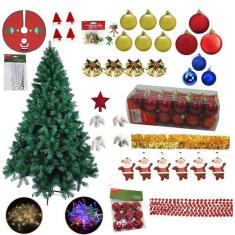 Imagem de Árvore Natal Dinamarca 1,50M 345G Decorada 143 Itens P 110V