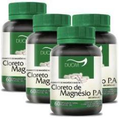 Imagem de Kit 4 Und Cloreto De Magnésio P.a. 60cps 500mg Duom