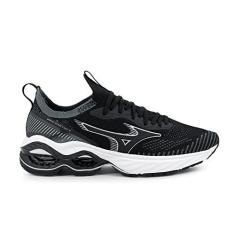 Imagem de Tênis Mizuno Invictus 3, Masculino, Preto/Prata, 43